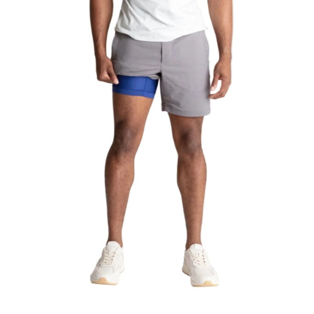 Birddogs Khaki Shorts w/ Liner Dark Gray Size M